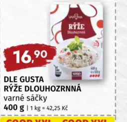 Coop Varoma rýže dlouhozrnná nabídka