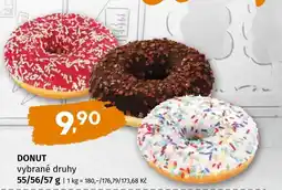 Trefa Donut vybrané druhy nabídka
