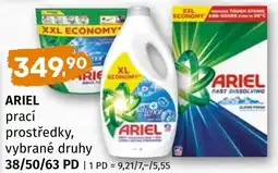 Trefa Ariel prací prostředky, vybrané druhy nabídka