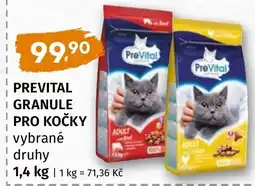 Trefa Prevital granule pro kočky vybrané druhy nabídka