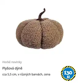 TEDi Plyšová dýně nabídka