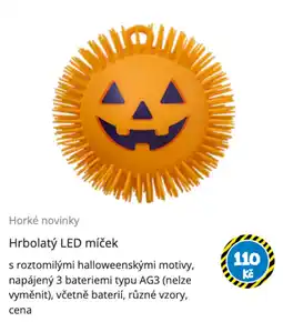 TEDi Hrbolatý LED míček nabídka