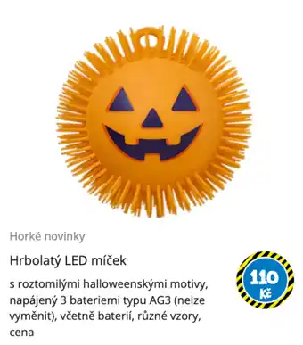 Hrbolatý LED míček