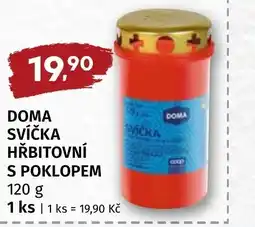 Trefa Doma hřbitovní svíčka nabídka