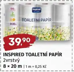 Trefa Inspired toaletní papír nabídka
