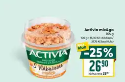 Billa Activia mix&go nabídka