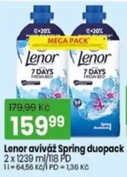TEMPO Lenor aviváz Spring duopack nabídka