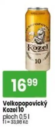 TEMPO Velkopopovický Kozel 10 nabídka