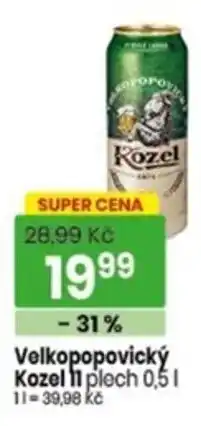 TEMPO Velkopopovický Kozel 11 nabídka