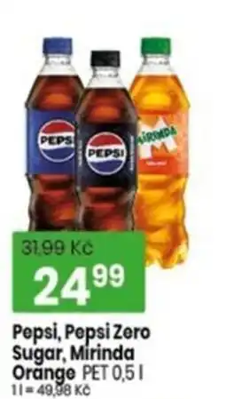 TEMPO Pepsi, Pepsi Zero Sugar, Mirinda Orange nabídka