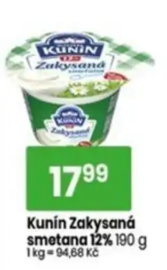 TEMPO Kunín Zakysaná smetana 12% nabídka
