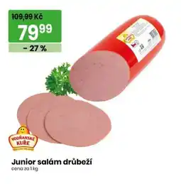 TEMPO Vodňanské kuře junior salám drůbeží nabídka