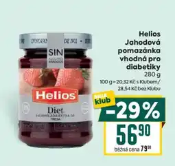 Billa Helios jahodová pomazánka nabídka