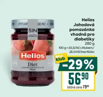 Helios jahodová pomazánka