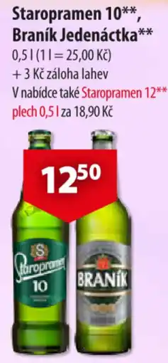 CBA Staropramen 10, Braník Jedenáctka nabídka