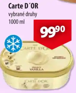 CBA Carte D'OR vybrané druhy nabídka