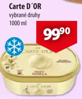 Carte D'OR vybrané druhy