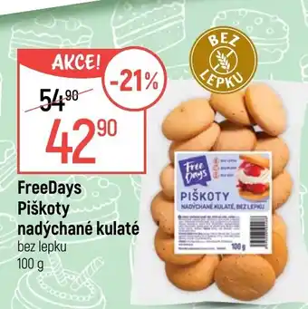 FreeDays Piškoty nadýchané kulaté