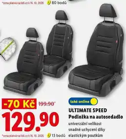 Lidl ULTIMATE SPEED Podložka na autosedadlo nabídka