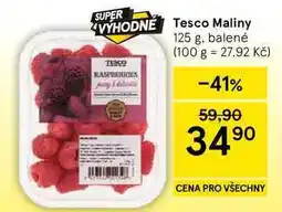 Tesco Tesco Maliny, 125 g, balené nabídka