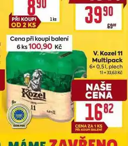 Billa V. Kozel 11 Multipack 6x 0,51, plech nabídka