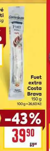 Billa Fuet extra Costa Brava nabídka