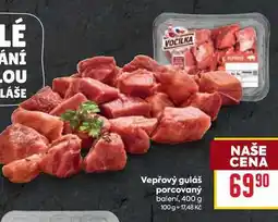 Billa Vepřový guláš porcovaný balení nabídka