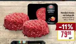 Billa Hovězí maso na tatarák cena za nabídka