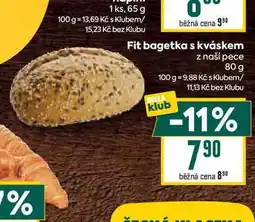 Billa Fit bagetka s kváskem z naší pece nabídka