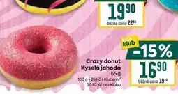 Billa Crazy donut Kyselá jahoda nabídka