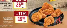 Billa Kuřecí křídla obalovaná z teplého pultu cena za nabídka