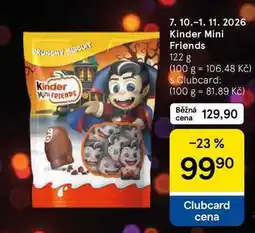Tesco Kinder Mini Friends nabídka