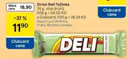 Tesco ORION Deli tyčinka nabídka