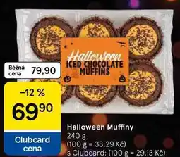 Tesco Halloween Muffiny nabídka