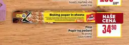 Billa Fino Papír na pečeni 16 archů nabídka