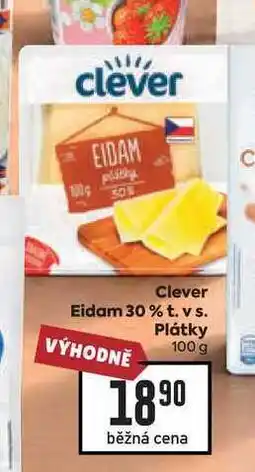 Billa Clever Eidam 30% t. vs. Plátky nabídka