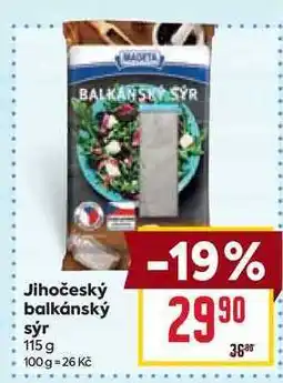 Billa Jihočeský balkánský sýr nabídka