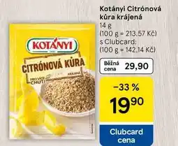 Tesco Kotányi Citrónová kúra krájená nabídka
