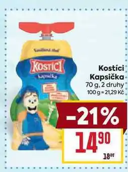 Billa Kostíci Kapsička nabídka
