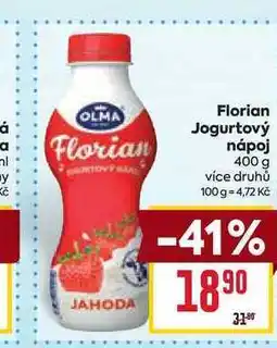 Billa Florian Jogurtový nápoj nabídka