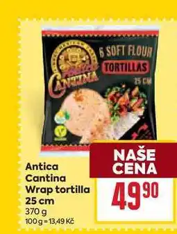 Billa Antica Cantina Wrap tortilla 25 cm nabídka