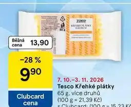 Tesco Tesco Křehké plátky, 65 g, více druhů nabídka