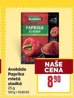 Billa Avokádo Paprika mletá sladká nabídka