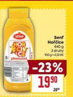 Billa Senf Hořčice nabídka