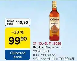 Tesco Božkov Na pečení 20 % nabídka