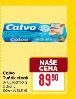 Billa Calvo Tuňák steak 3x 65/od nabídka