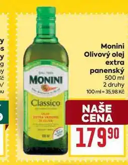 Billa Monini Olivový olej extra panenský nabídka