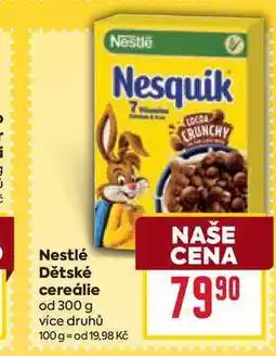 Billa Nestlé Dětské cereálie od nabídka