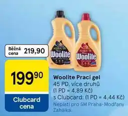 Tesco Woolite Prací gel, 45 PD, více druhů nabídka