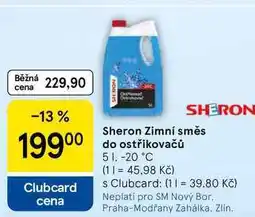 Tesco Sheron Zimní směs do ostřikovačů -20 °C nabídka